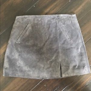 Blank NYC suede skirt